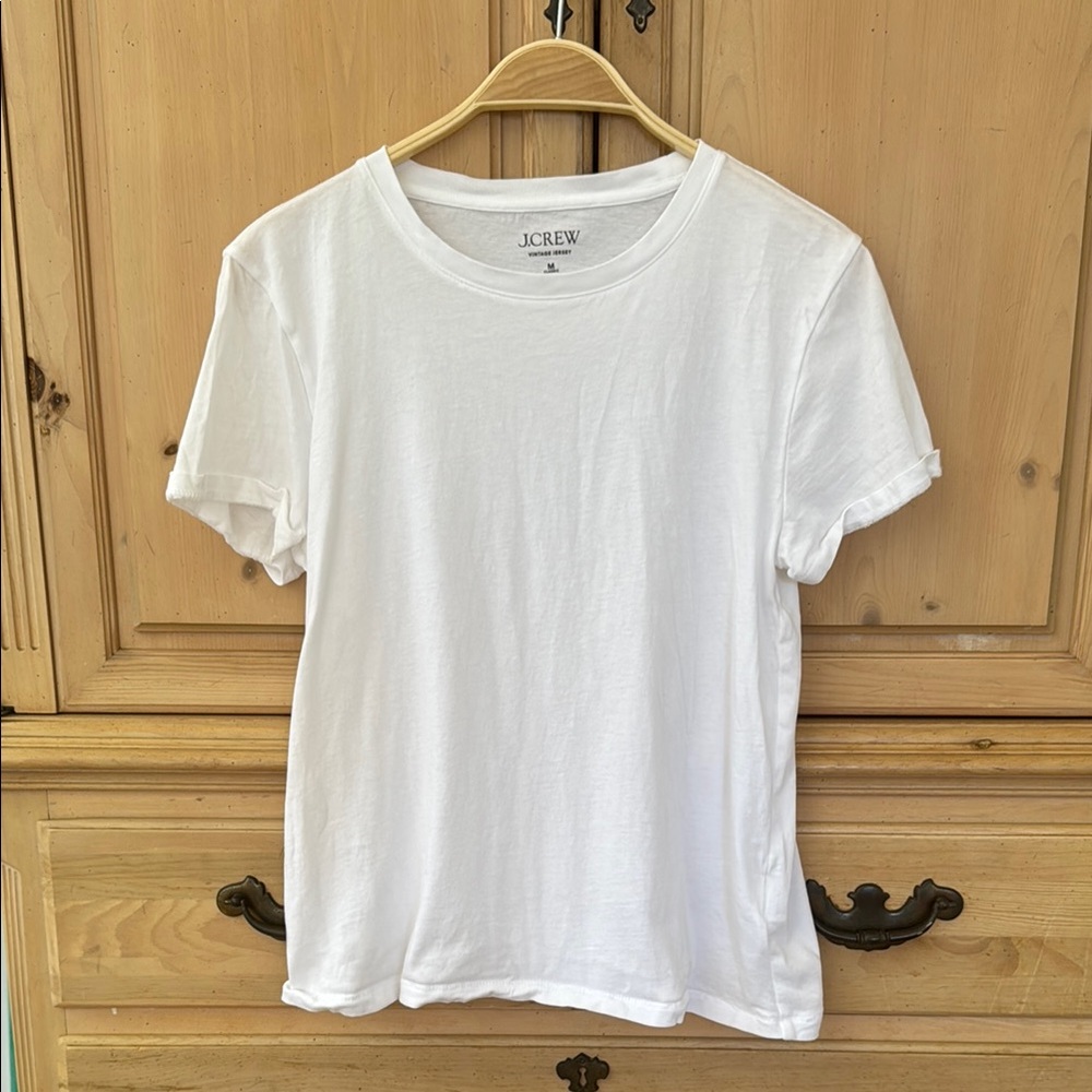 J. Crew Classic White Tee NWOT
